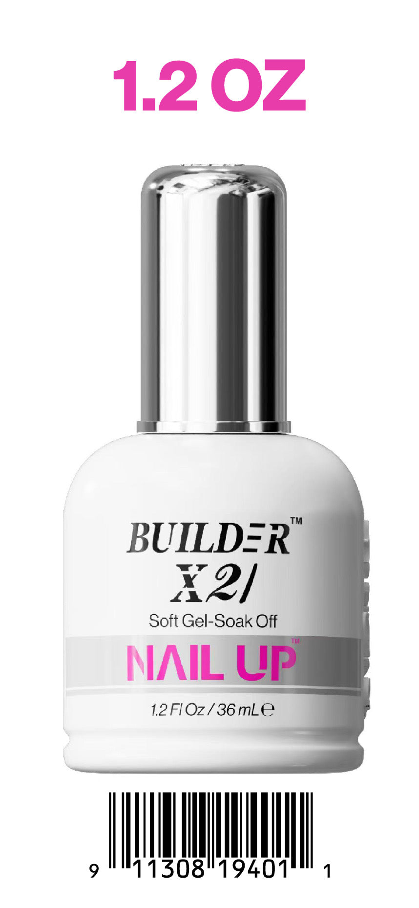 ジェルアップ NAIL UP - BUILDER X21 - 30mL 1.2oz -ROUND. (REG. $40). 50% OFF