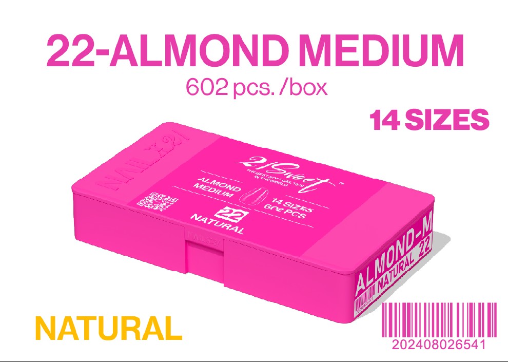 NAIL UP -Soft Gel Tip Box-602pcs-14sizes - NATURAL - 15 Options Available. (REG. $30). 33.33% OFF - NOW EACH $20.
