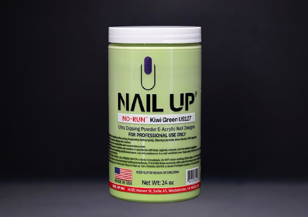 U9127-KIWI GREEN. NAIL UP-2IN1 POWDER. NOW $180(REG. $200). 10%OFF. NO-RUN, EMA-MSDS