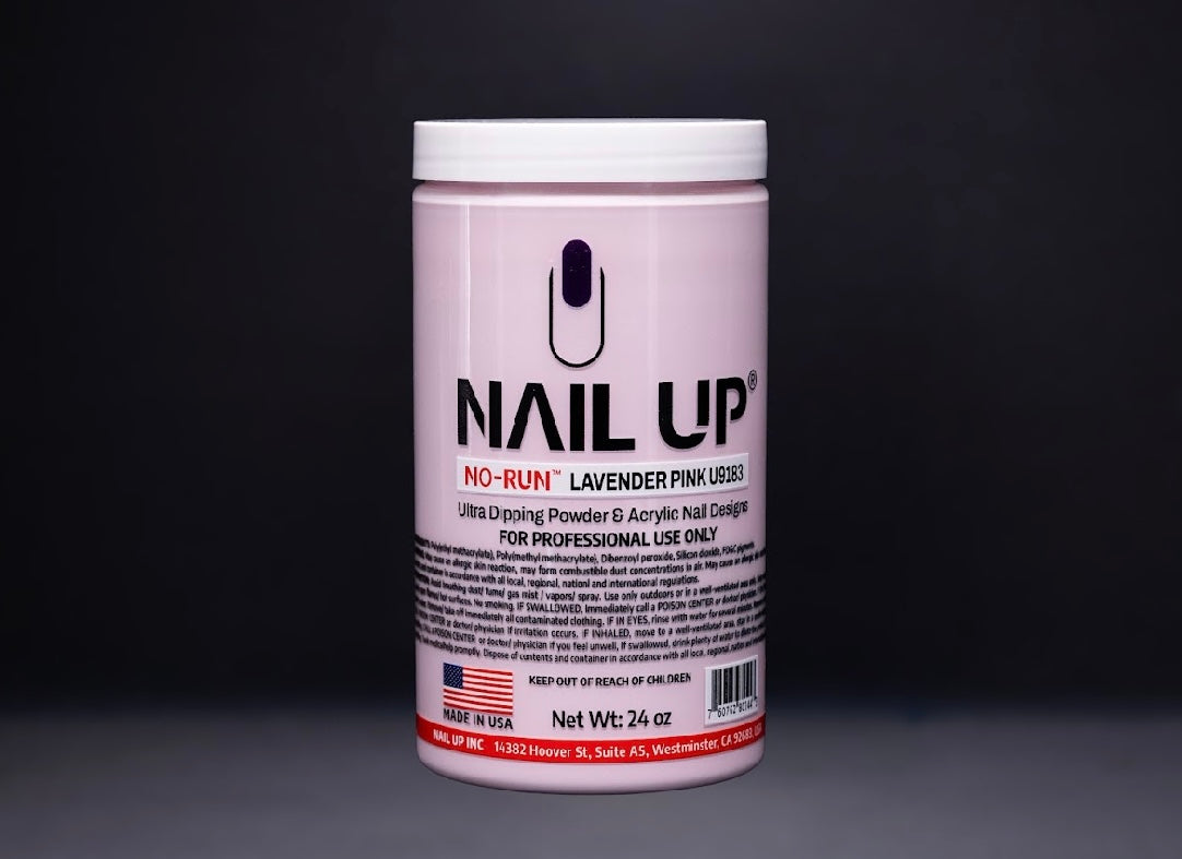 U9183-LAVENDER PINK. NAIL UP-2IN1 POWDER. NOW $180(REG. $200). 10%OFF. NO-RUN, EMA-MSDS