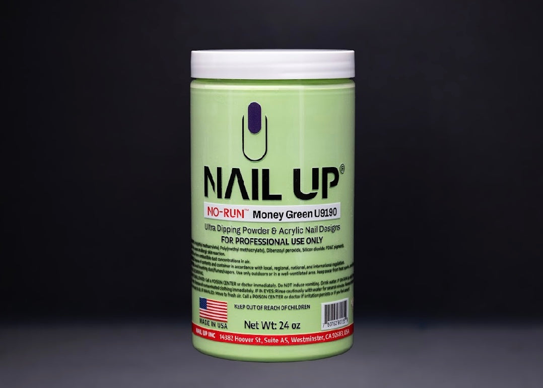 U9190-MONEY GREEN. NAIL UP-2IN1 POWDER. NOW $180(REG. $200). 10%OFF. NO-RUN, EMA-MSDS