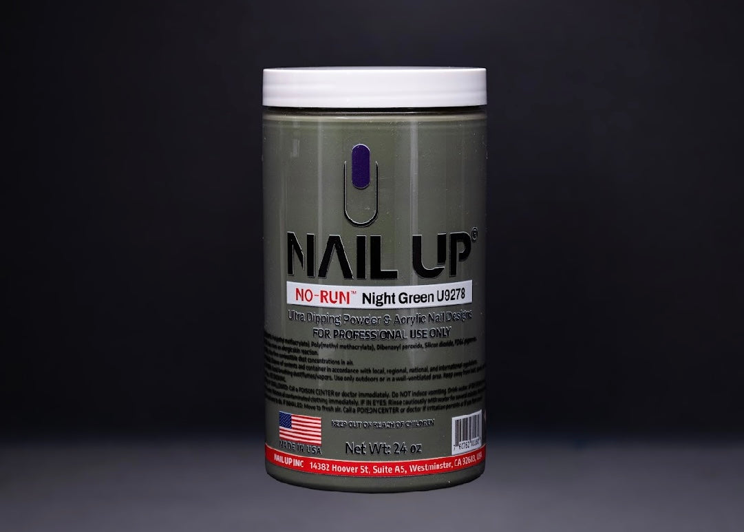 U9278-NIGHT GREEN. NAIL UP-2IN1 POWDER. NOW $180(REG. $200). 10%OFF. NO-RUN, EMA-MSDS