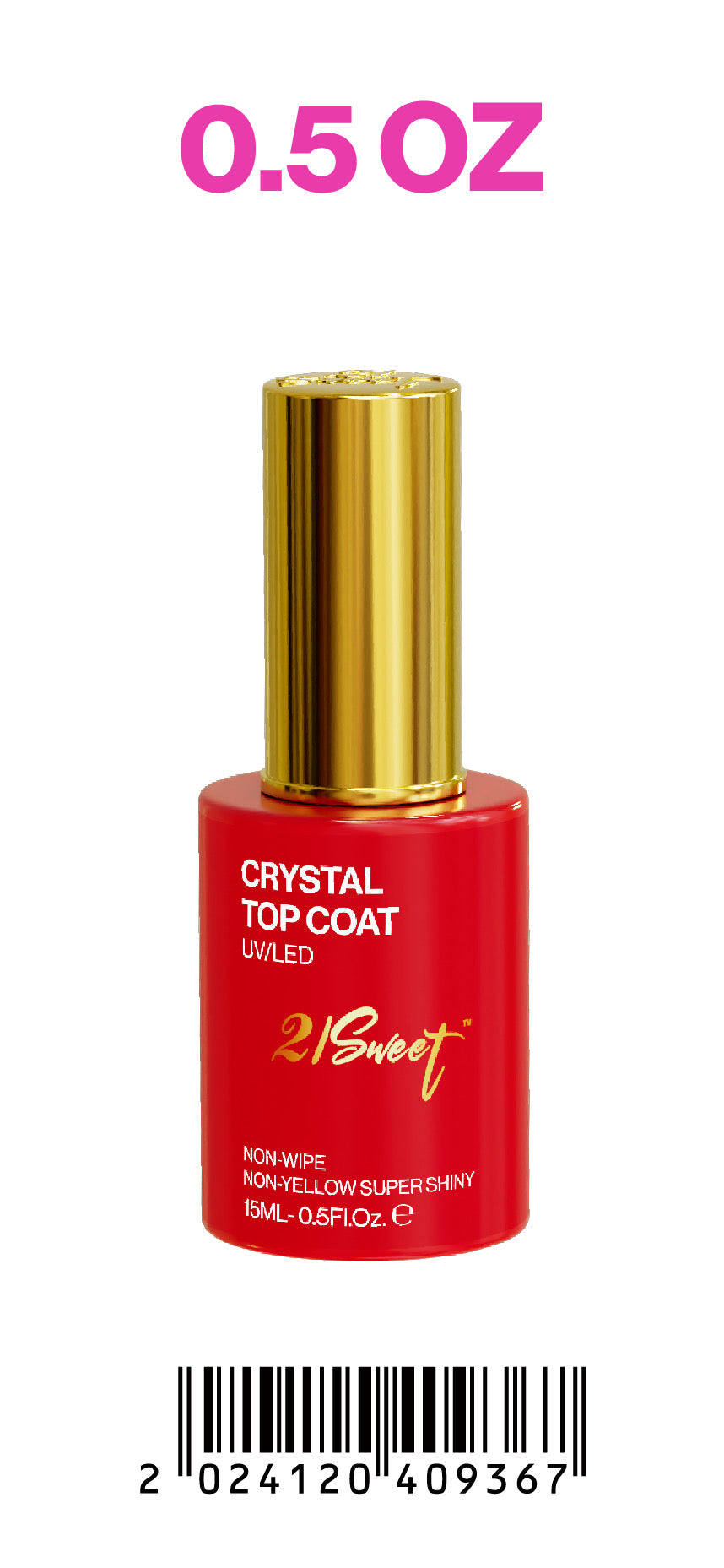NAIL UP - BUILDER X21 - 30mL 1.2oz -ROUND. (REG. $40). 50% OFF