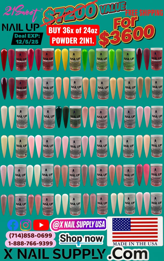 BLACK FRIDAY. $7200 VALUE FOR $3600. BUY 36x of 24OZ COLOR POWDER 2IN1 NO-RUN, EMA-MSDS. WHOLE DEAL WAS $7200 - NOW SAVE 50% OFF - BUY NOW FOR ONLY $3600