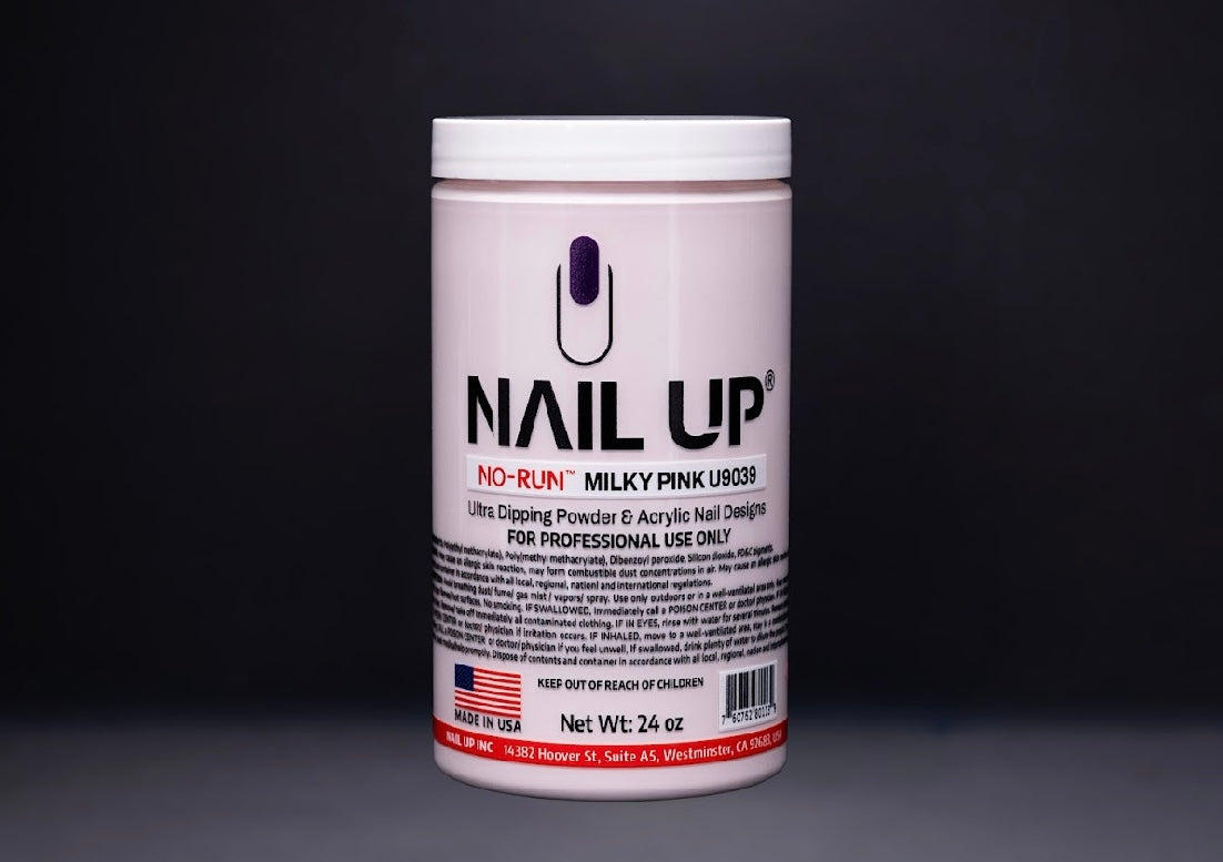 U9039-MILKY PINK. NAIL UP-2IN1 POWDER. NOW $180(REG. $200). 10%OFF. NO-RUN, EMA-MSDS