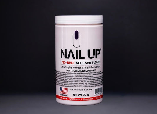 U9040-SOFT WHITE. NAIL UP-2IN1 POWDER. NOW $180(REG. $200). 10%OFF. NO-RUN, EMA-MSDS