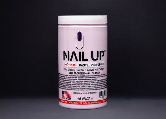 U9059-PASTEL PINK. NAIL UP-2IN1 POWDER. NOW $180(REG. $200). 10%OFF. NO-RUN, EMA-MSDS