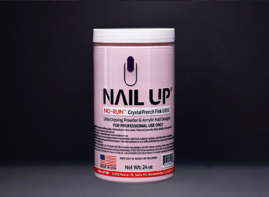 U9292-CRYSTAL FRENCH PINK. NAIL UP-2IN1 POWDER. NOW $180(REG. $200). 10%OFF. NO-RUN, EMA-MSDS