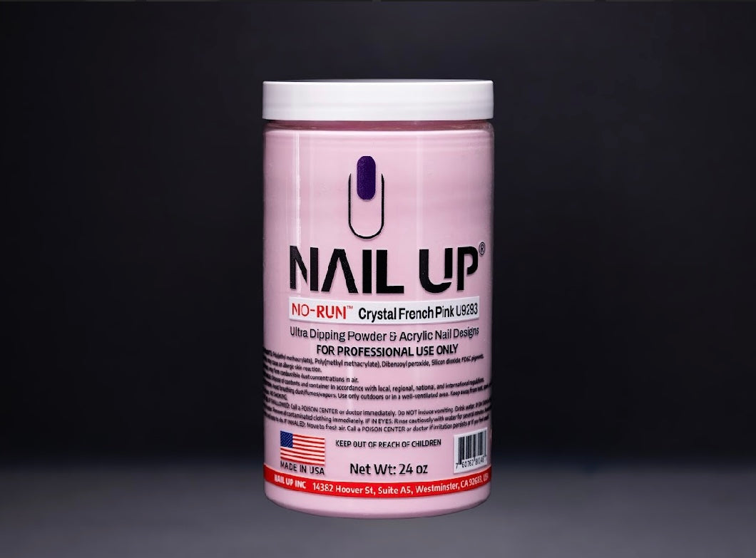 U9293-CRYSTAL FRENCH PINK. NAIL UP-2IN1 POWDER. NOW $180(REG. $200). 10%OFF. NO-RUN, EMA-MSDS