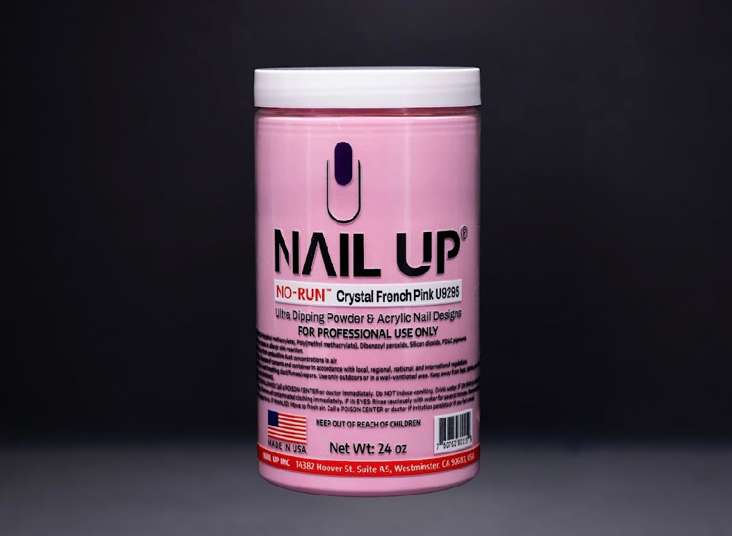 U9295-CRYSTAL FRENCH PINK. NAIL UP-2IN1 POWDER. NOW $180(REG. $200). 10%OFF. NO-RUN, EMA-MSDS
