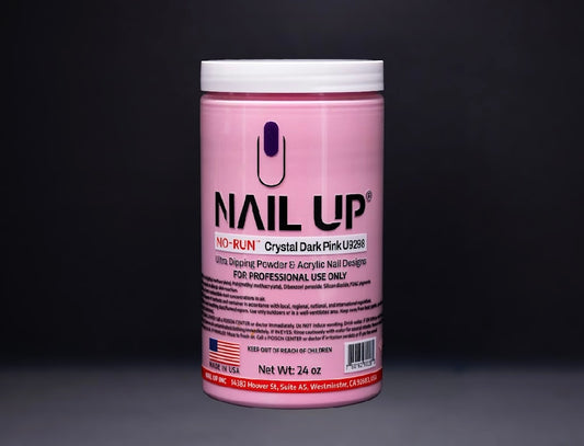 U9298-CRYSTAL DARK PINK. NAIL UP-2IN1 POWDER. NOW $180(REG. $200). 10%OFF. NO-RUN, EMA-MSDS