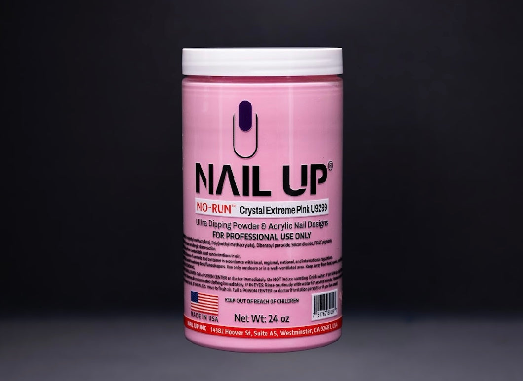 U9299-CRYSTAL EXTREME PINK. NAIL UP-2IN1 POWDER. NOW $180(REG. $200). 10%OFF. NO-RUN, EMA-MSDS