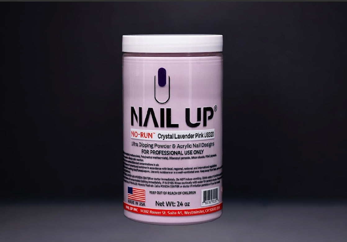U9320-CRYSTAL LAVENDER PINK. NAIL UP-2IN1 POWDER. NOW $180(REG. $200). 10%OFF. NO-RUN, EMA-MSDS